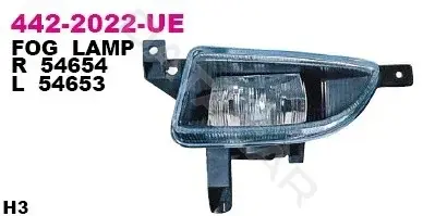 Противотуманные фары DEPO 442-2022L-UE