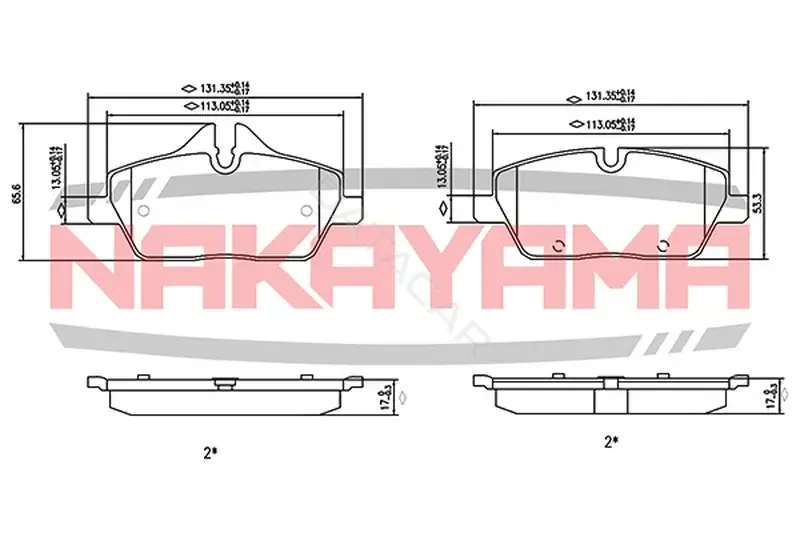 Тормозные колодки NAKAYAMA HP8715NY
