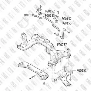 Сайлентблок рычага FIXAR FG0151