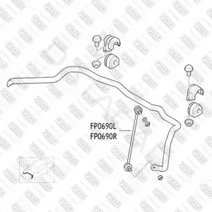 Стойки стабилизатора FIXAR FP0690L