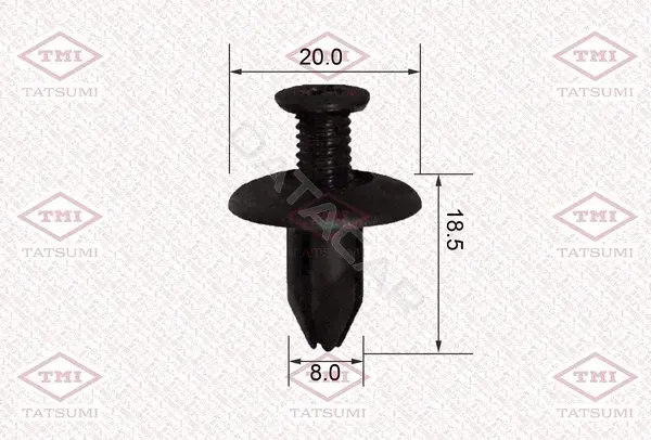 Клипсы, фиксаторы, зажимы TATSUMI TJB1040