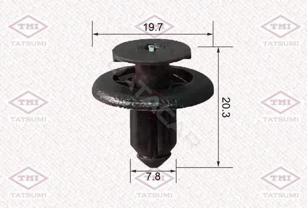 Клипсы, фиксаторы, зажимы TATSUMI TJB1062
