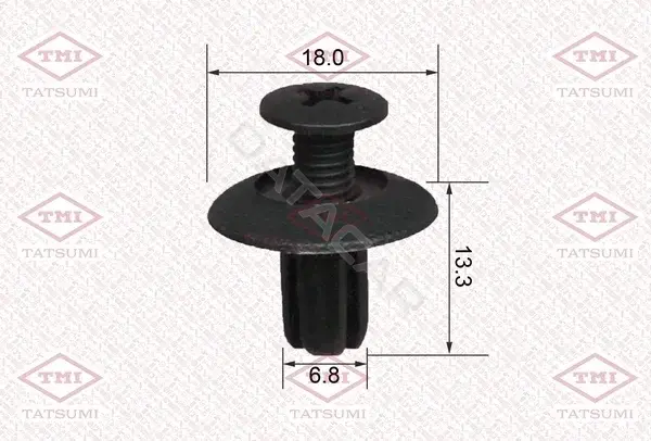 Клипсы, фиксаторы, зажимы TATSUMI TJB1074