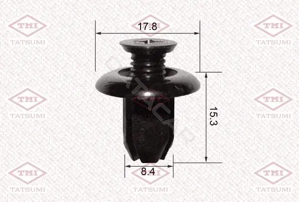 Клипсы, фиксаторы, зажимы TATSUMI TJB1085