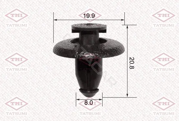 Клипсы, фиксаторы, зажимы TATSUMI TJB1086