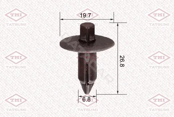 Клипсы, фиксаторы, зажимы TATSUMI TJB1098