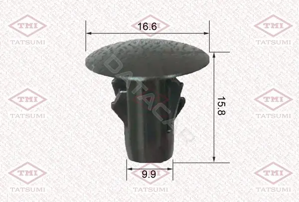 Клипсы, фиксаторы, зажимы TATSUMI TJB1101