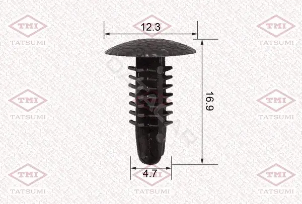 Клипсы, фиксаторы, зажимы TATSUMI TJB1123