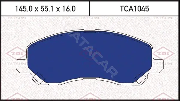Тормозные колодки TATSUMI TCA1045