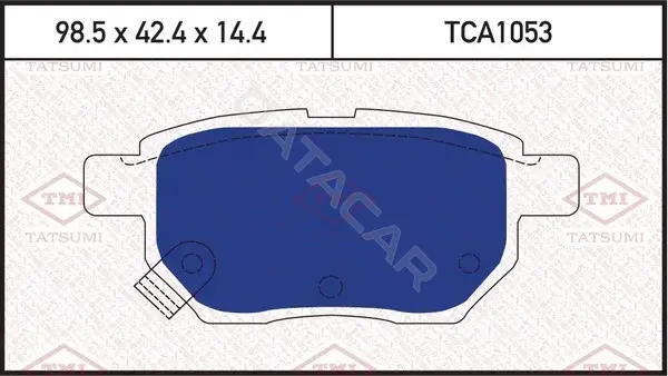 Тормозные колодки TATSUMI TCA1053
