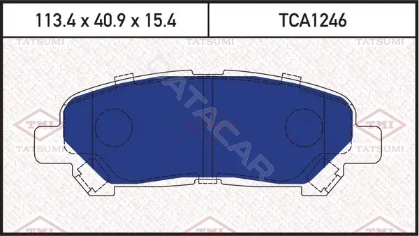 Тормозные колодки TATSUMI TCA1246