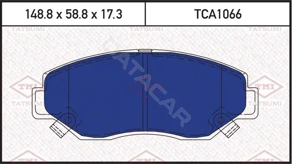 Тормозные колодки TATSUMI TCA1066