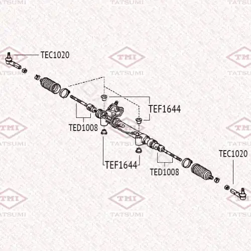 Рулевая тяга TATSUMI TED1008