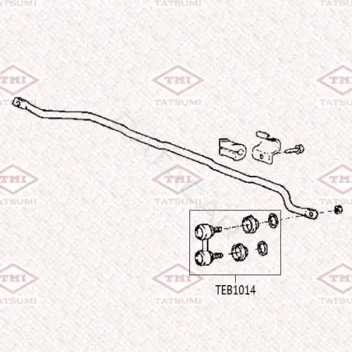 Стойки стабилизатора TATSUMI TEB1014