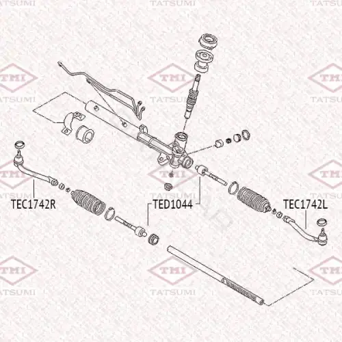 Рулевая тяга TATSUMI TED1044
