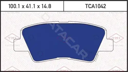 Тормозные колодки TATSUMI TCA1042