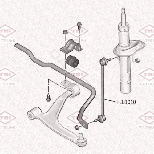 Стойки стабилизатора TATSUMI TEB1010