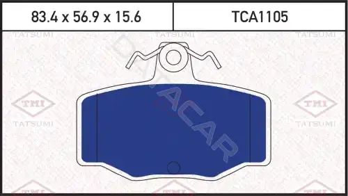 Тормозные колодки TATSUMI TCA1105