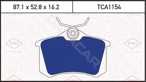 Тормозные колодки TATSUMI TCA1154