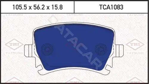 Тормозные колодки TATSUMI TCA1083