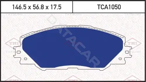 Тормозные колодки TATSUMI TCA1050