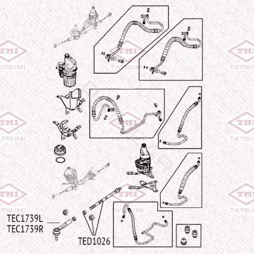 Рулевая тяга TATSUMI TED1026