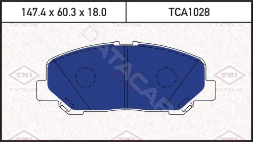 Тормозные колодки TATSUMI TCA1028