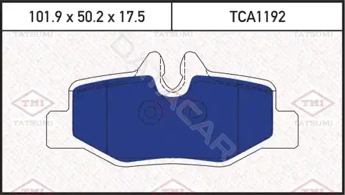Тормозные колодки TATSUMI TCA1192