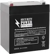 Аккумуляторы и батарейки Security Power SP12-4.5