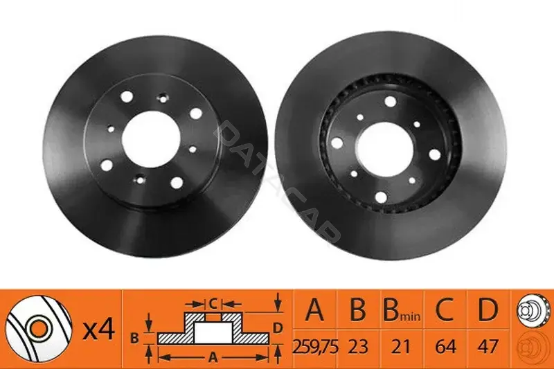 Тормозные диски SB NAGAMOCHI BR28107T