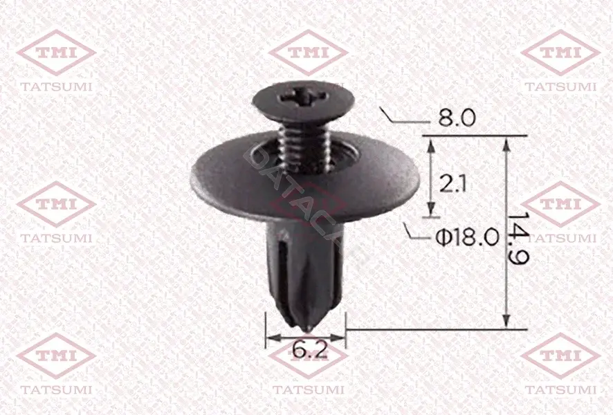 Клипсы, фиксаторы, зажимы TATSUMI TJB1090