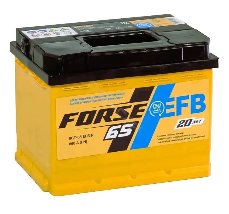 Аккумулятор FORSE 6СТ-65REFB.