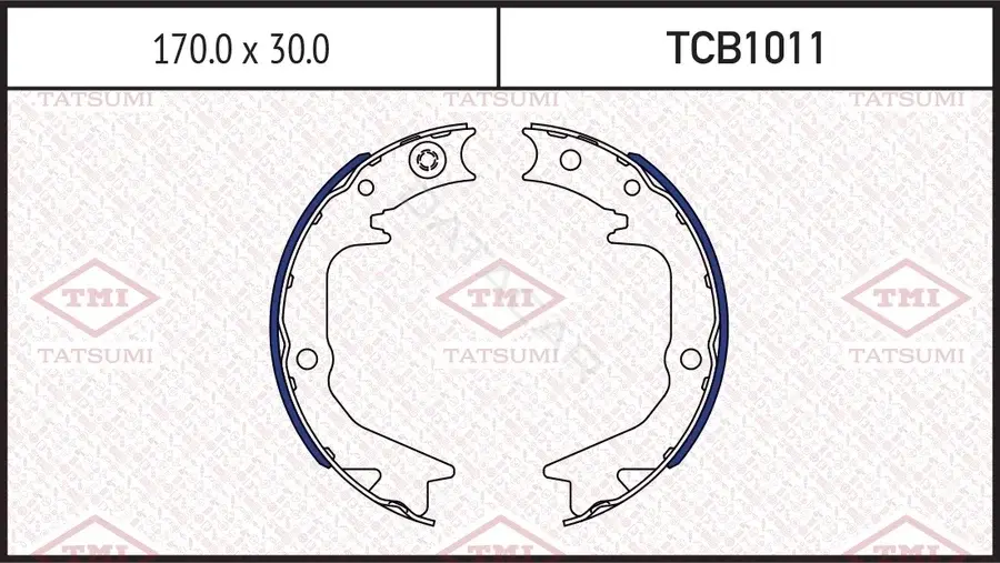 Колодки ручника TATSUMI TCB1011