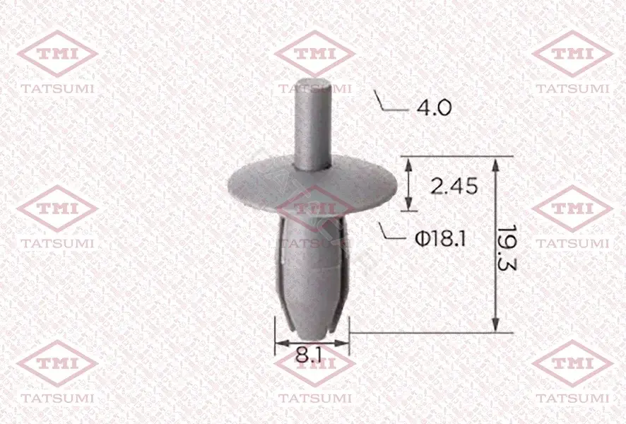 Клипсы, фиксаторы, зажимы TATSUMI TJB1330