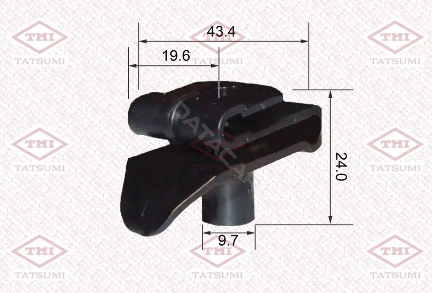 Клипсы, фиксаторы, зажимы TATSUMI TJB1097