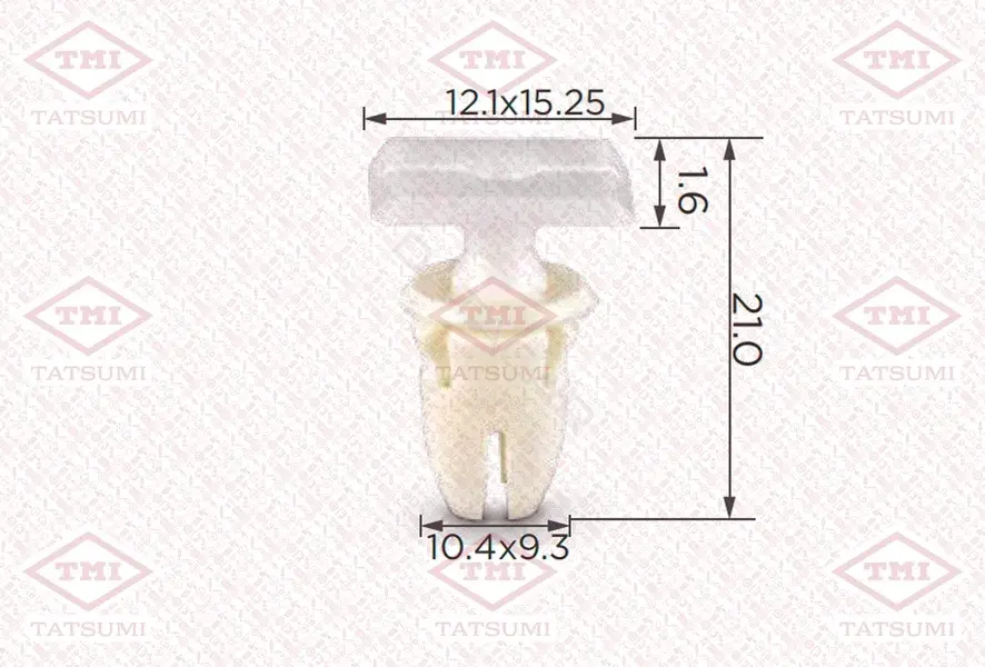 Клипсы, фиксаторы, зажимы TATSUMI TJB1757