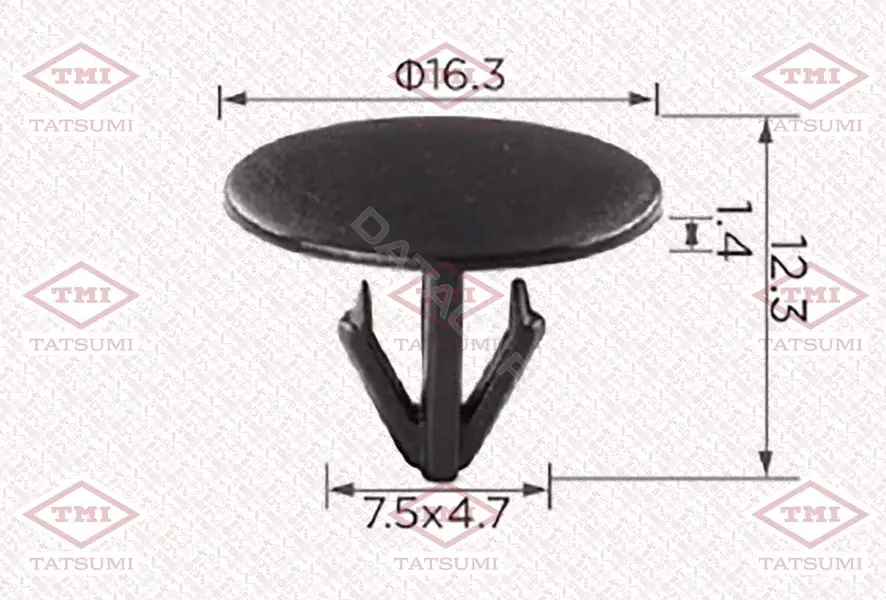 Клипсы, фиксаторы, зажимы TATSUMI TJB1433