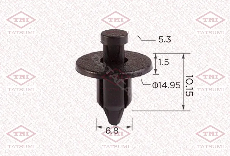 Клипсы, фиксаторы, зажимы TATSUMI TJB1082