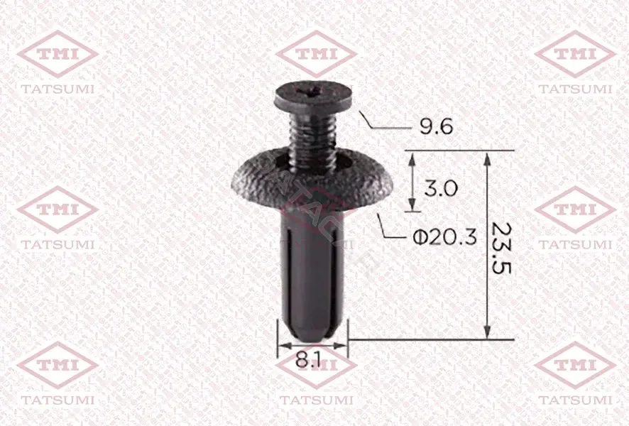 Клипсы, фиксаторы, зажимы TATSUMI TJB1024