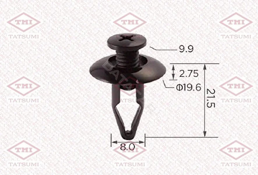 Клипсы, фиксаторы, зажимы TATSUMI TJB1052