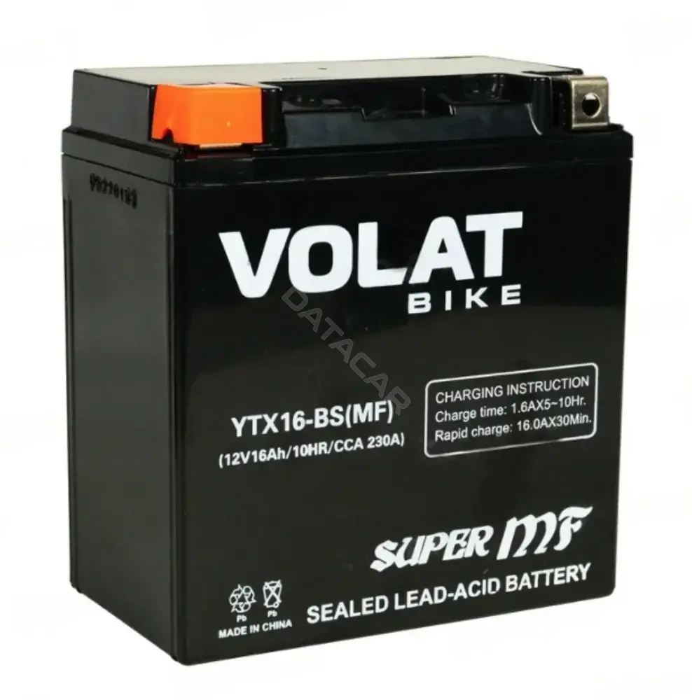 Аккумулятор ВОЛАТ YTX16-BSMF