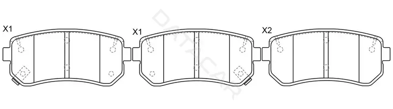 Тормозные колодки SB NAGAMOCHI BP10436