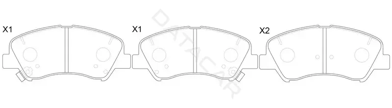 Тормозные колодки SB NAGAMOCHI BP11537