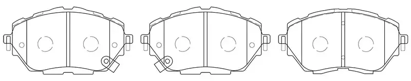 Тормозные колодки SB NAGAMOCHI BP21016