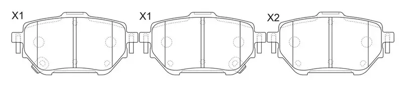 Тормозные колодки SB NAGAMOCHI BP21020