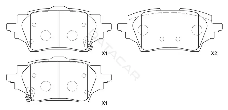 Тормозные колодки SB NAGAMOCHI BP21024