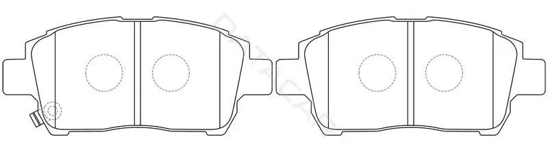 Тормозные колодки SB NAGAMOCHI BP21472