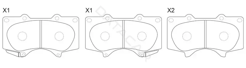 Тормозные колодки SB NAGAMOCHI BP21482