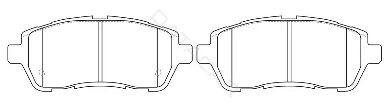 Тормозные колодки SB NAGAMOCHI BP25562