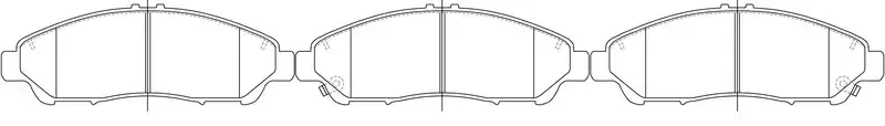 Тормозные колодки SB NAGAMOCHI BP28001